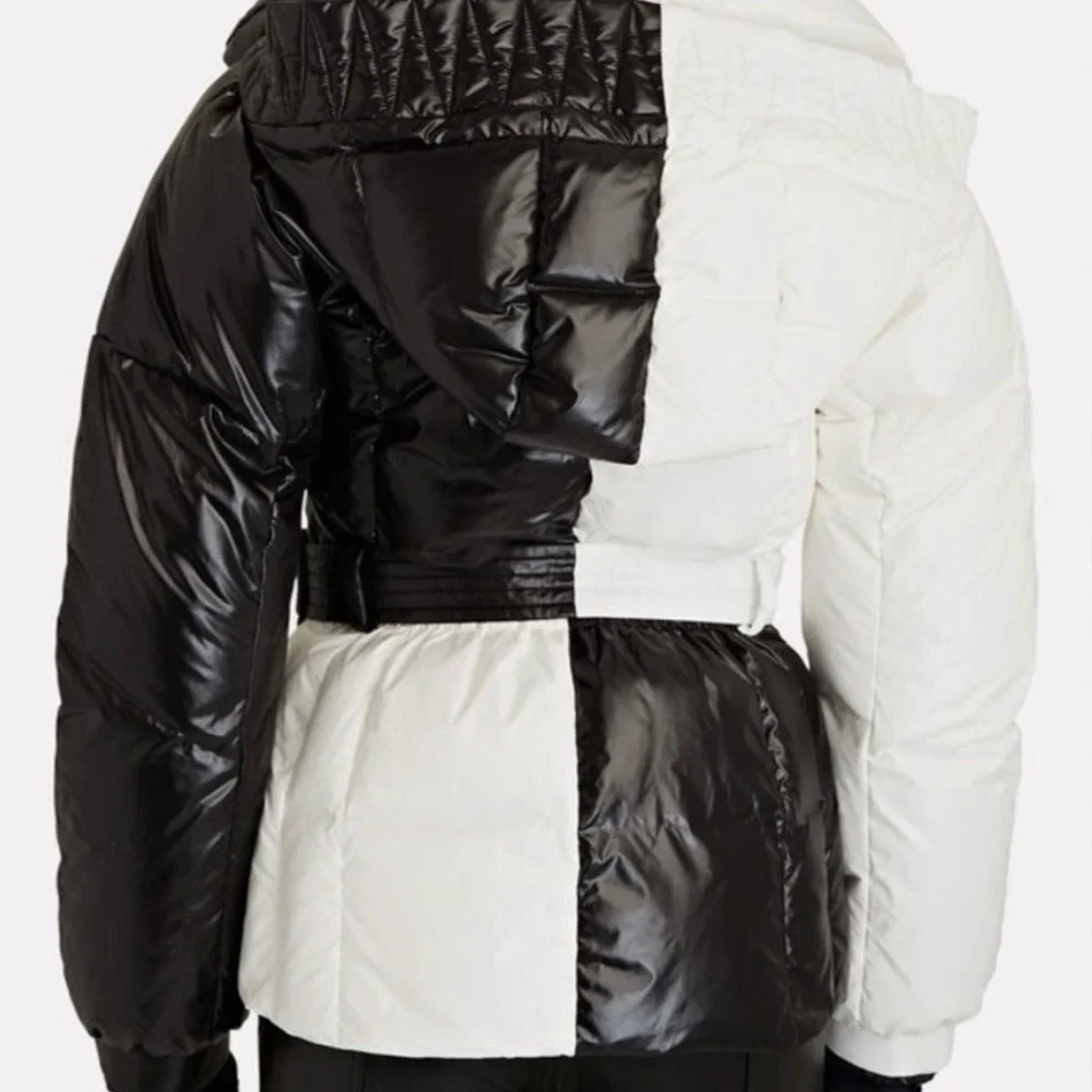 Cordova The Monterosa two-tone ski jacket in black / white, size Extra Small - Picture 2 of 5